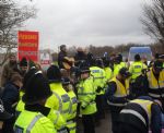 Green Party Leader Natalie Bennett Visits Barton Moss